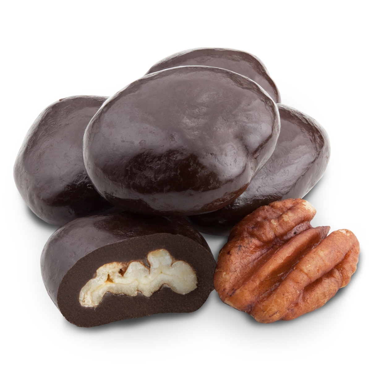 202004 11 lbs Dark Chocolate Amaretto Pecans