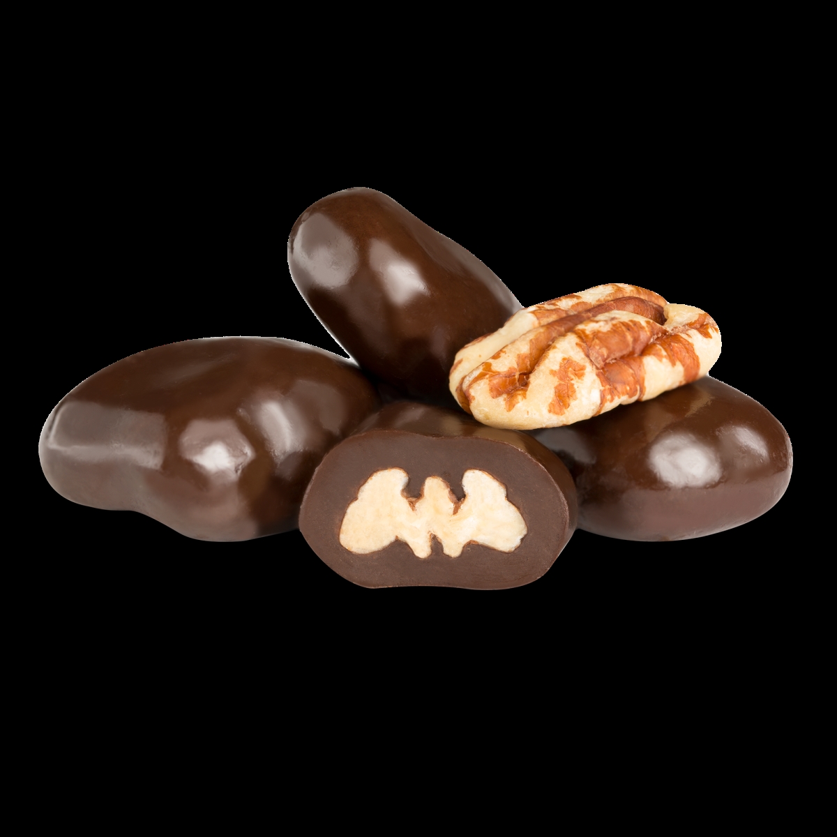 202009 11 lbs Dark Chocolate Pecans