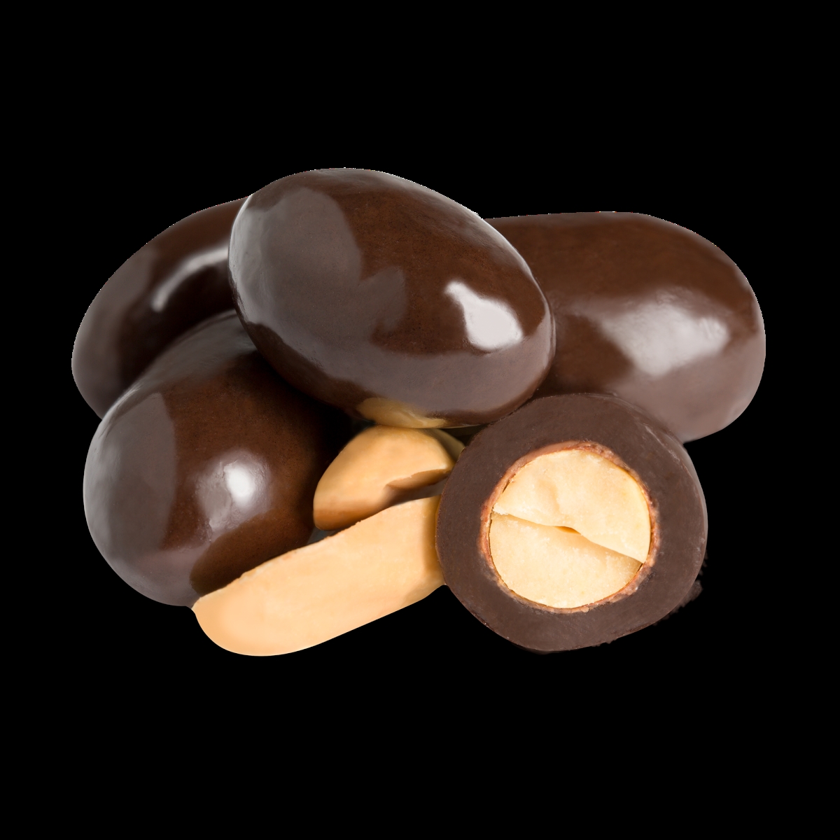 202010 11 lbs Dark Chocolate Panned Peanuts
