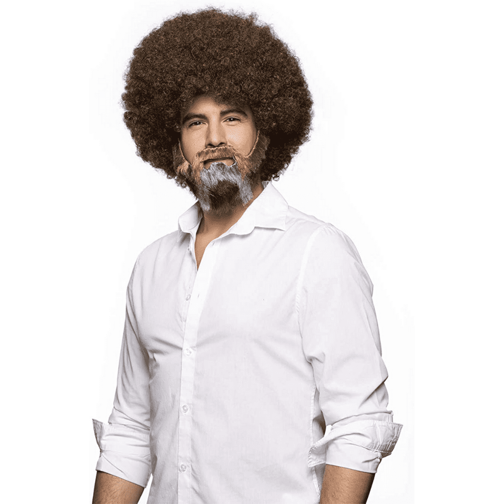 Painter Man Bob Ross Wig, Brown