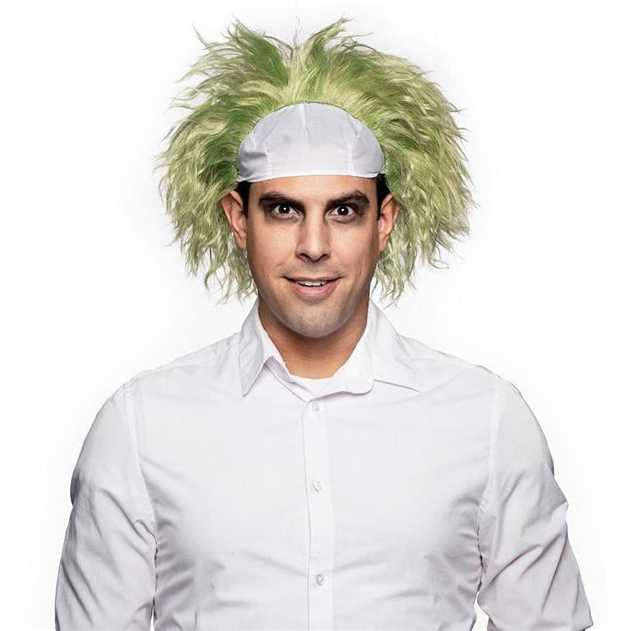 Beetle Juice Wig, Medium Lime