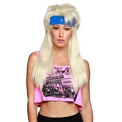 00105 BLD 80s Workout Girl Wig, Bold
