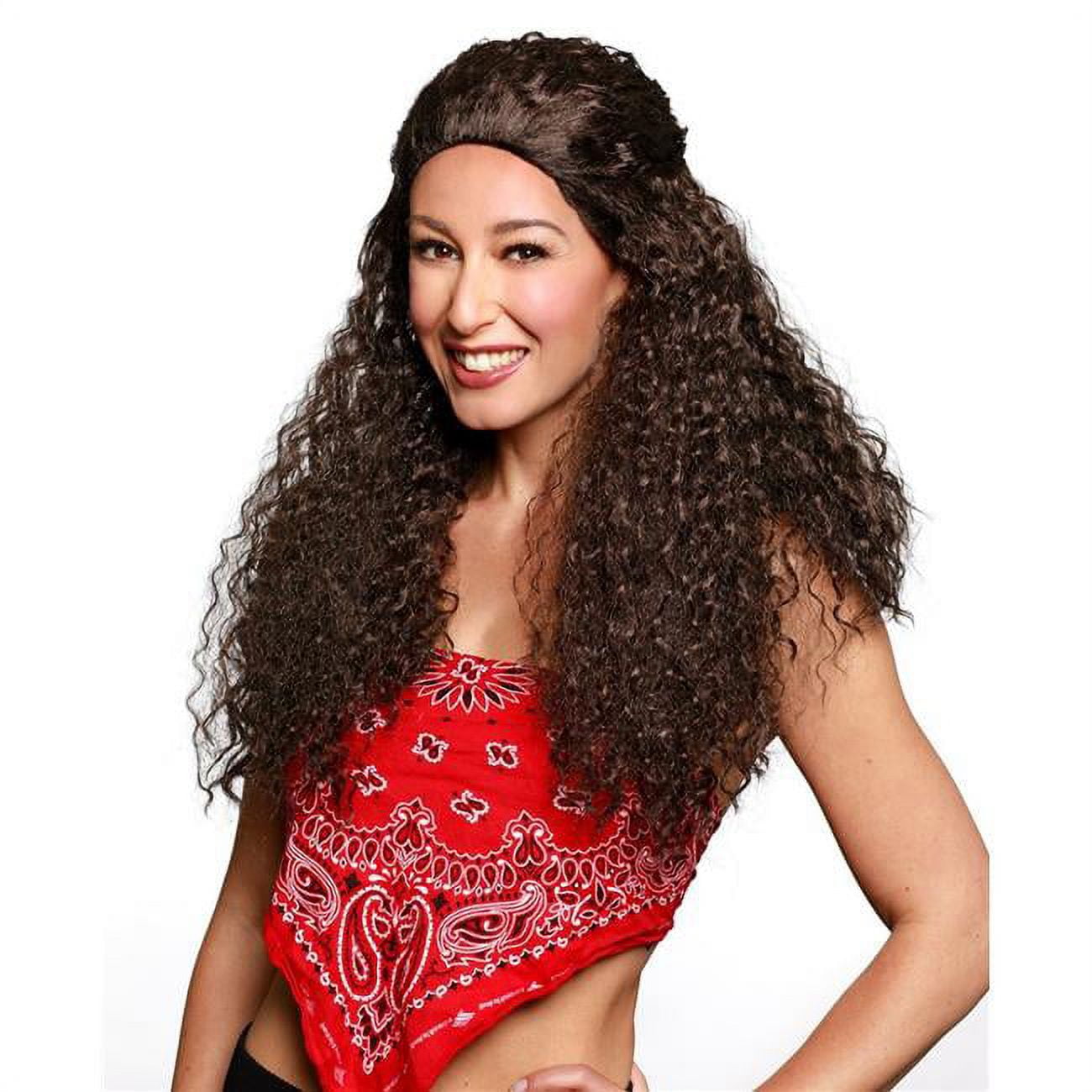 Island Princess Moana Wig, Dark Brown