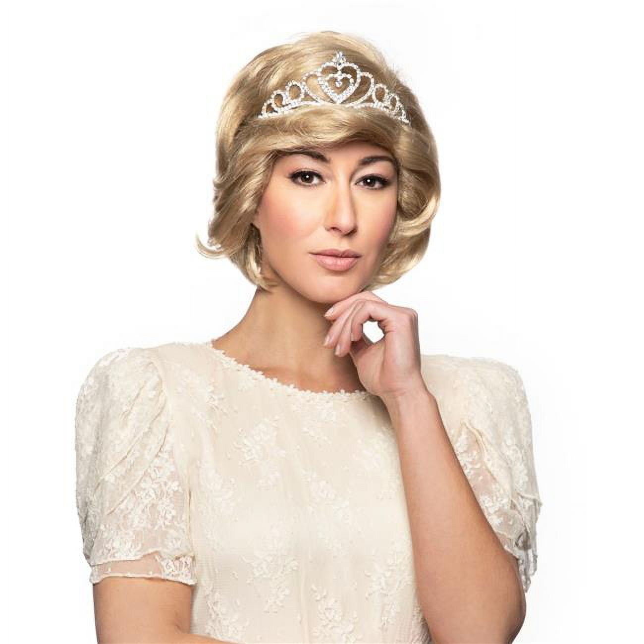 Crown Princess Diana Wig, Blonde