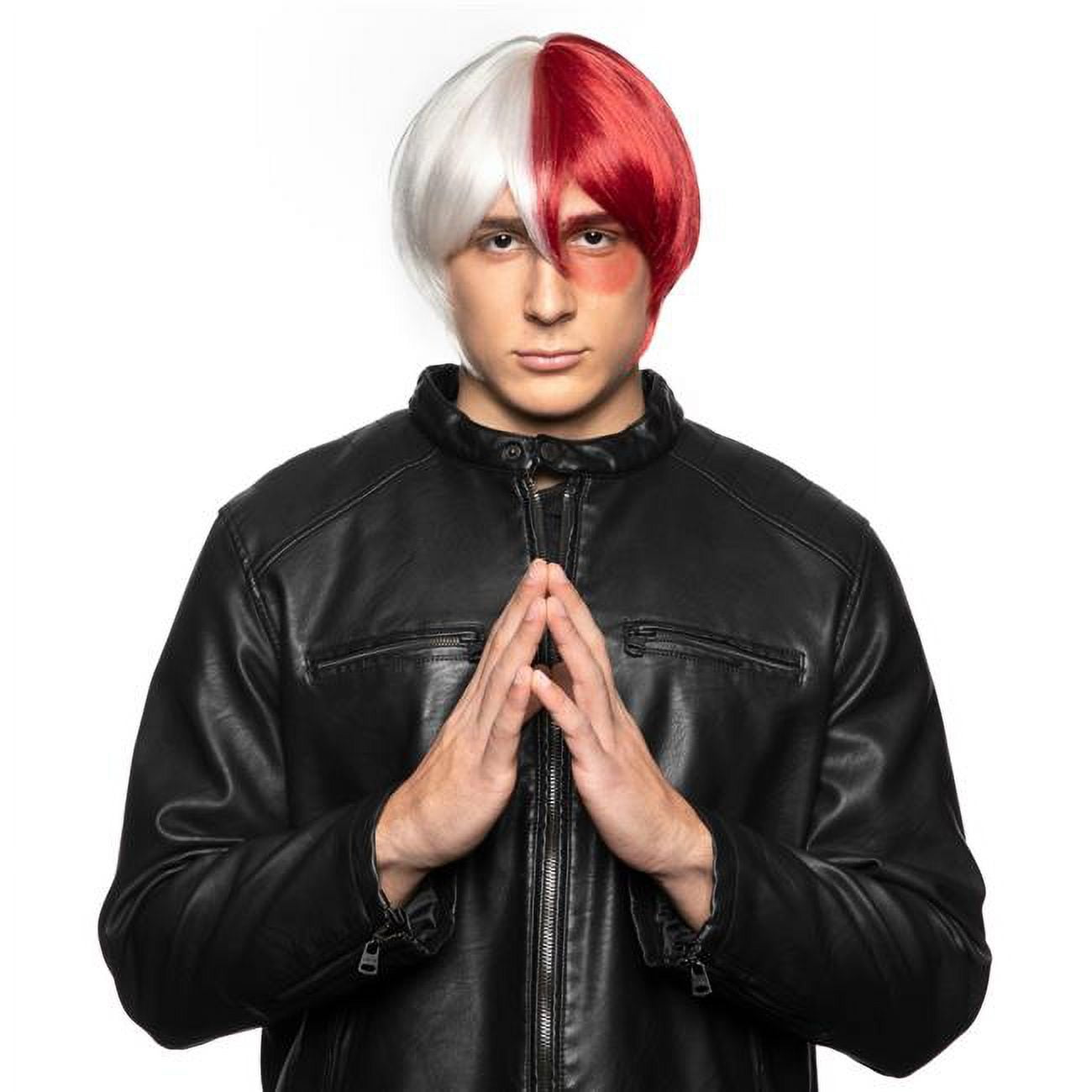 00443 RD-WH My Hero Academia Character - Shoto Todoroki Wig, Red & White -  Enigma, 00443 RD/WH