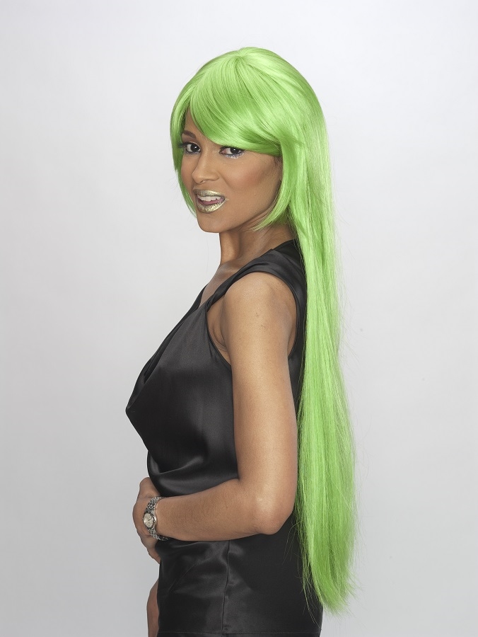 00532HEATHERBL L/Ema Costume Wig