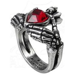 R210L Claddagh by Night Ring - Size L