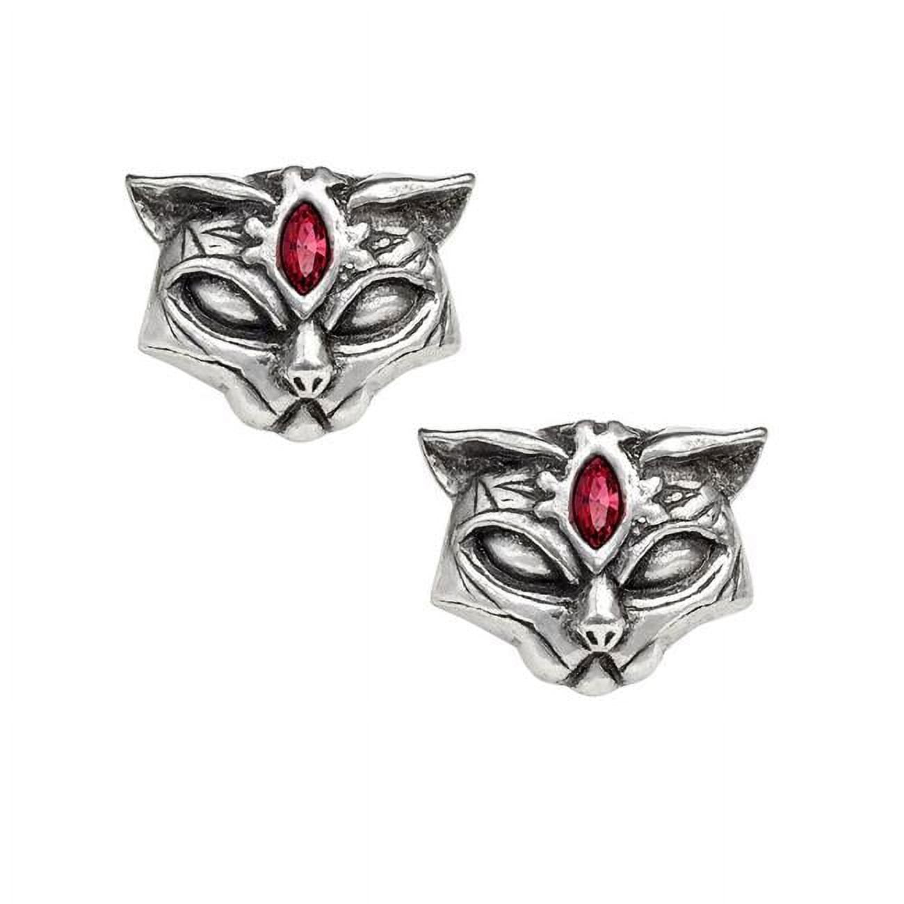 Picture of Alchemy Gothic E406 Sacred Cat Earrings