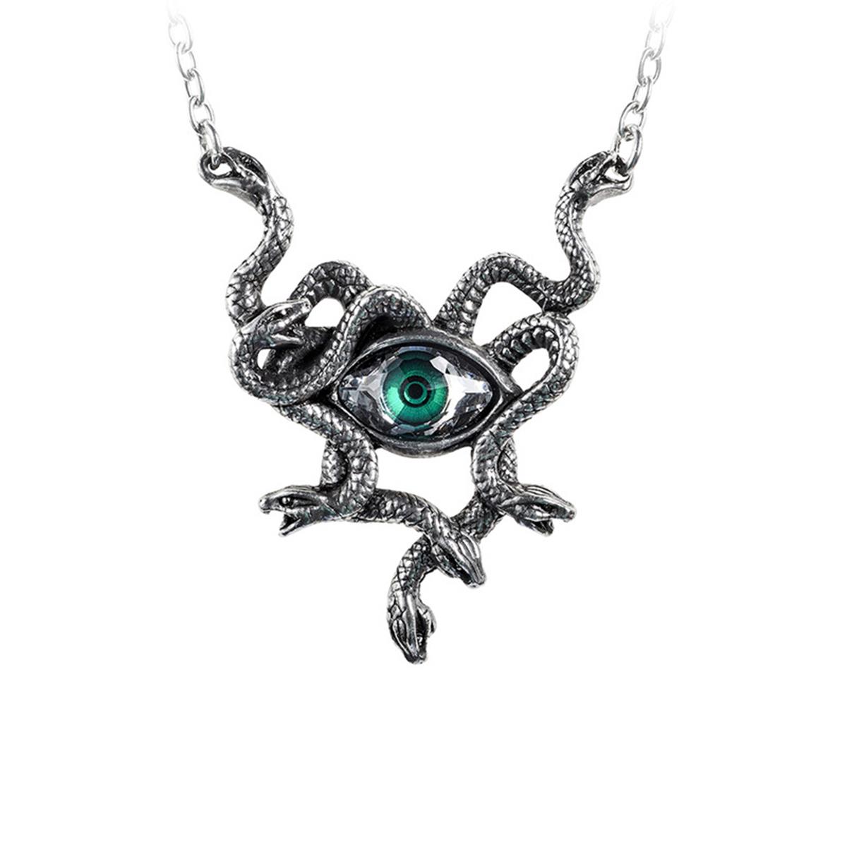 Picture of Alchemy Gothic P847 Gorgons Eye Necklace