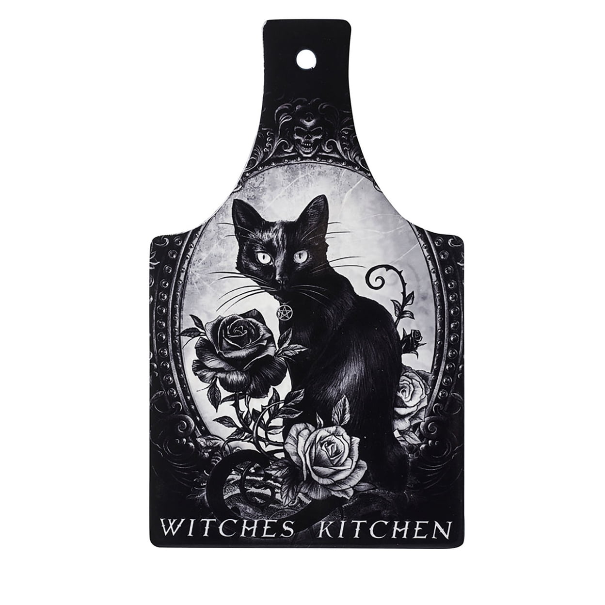 Picture of Alchemy Gothic CT4 Ceramic Cats Witches Kitchen Cutting Board