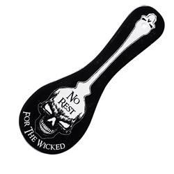 Picture of Alchemy Gothic SR1 Ceramic No Rest for the Wicked Spoon Rest