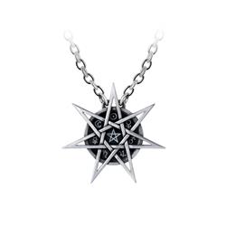 P878 1.54 x 1.10 x 0.20 in. Elven Star Necklace