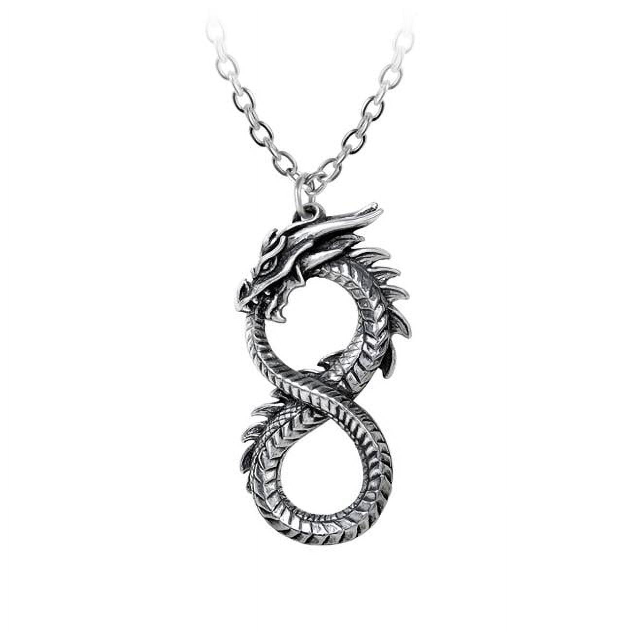 P916 21 in. Infinity Dragon Pendant