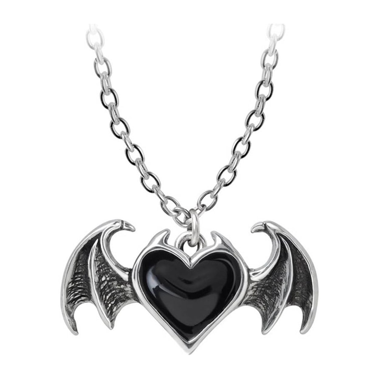 0.87 in. Blacksoul Demon Bjou Pendant, Black