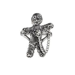 R236T Voodoo Doll with a Peg Hole Ring - Size 9.5
