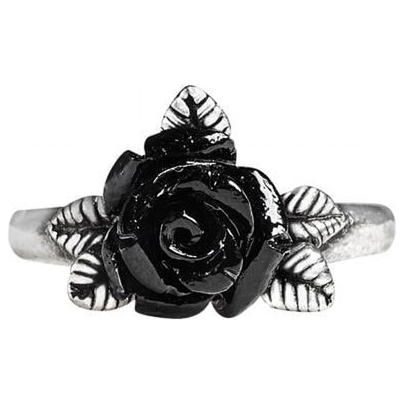 Token of Love Rose Leaves Ring - Size 6