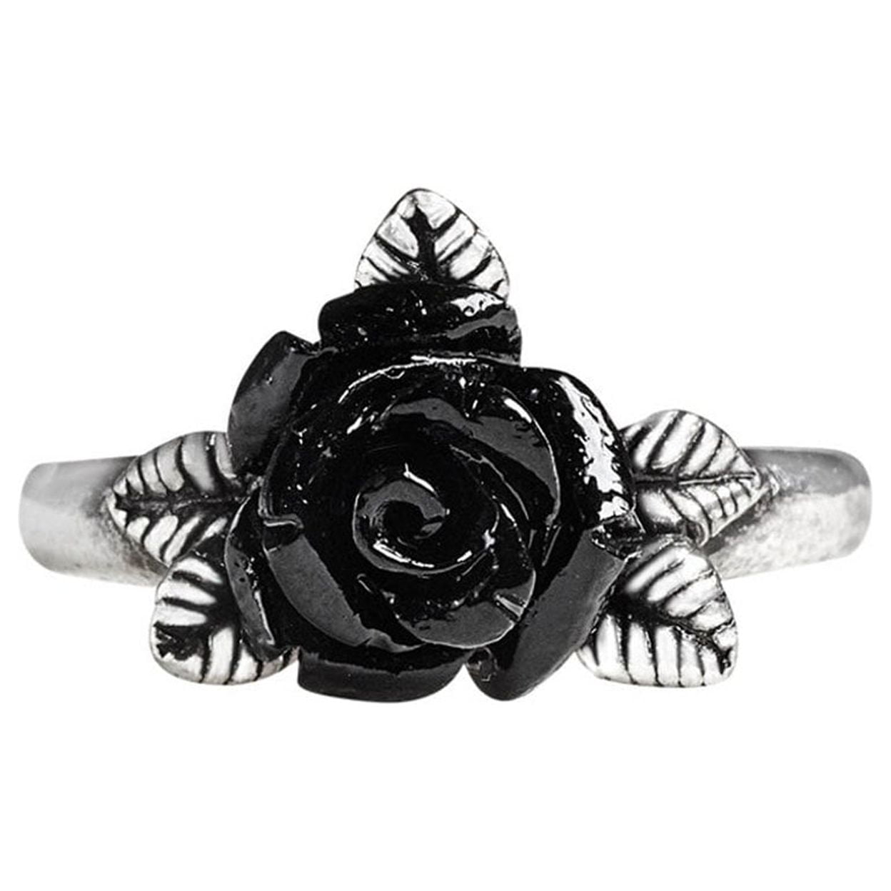 Token of Love Rose Leaves Ring - Size 8.5