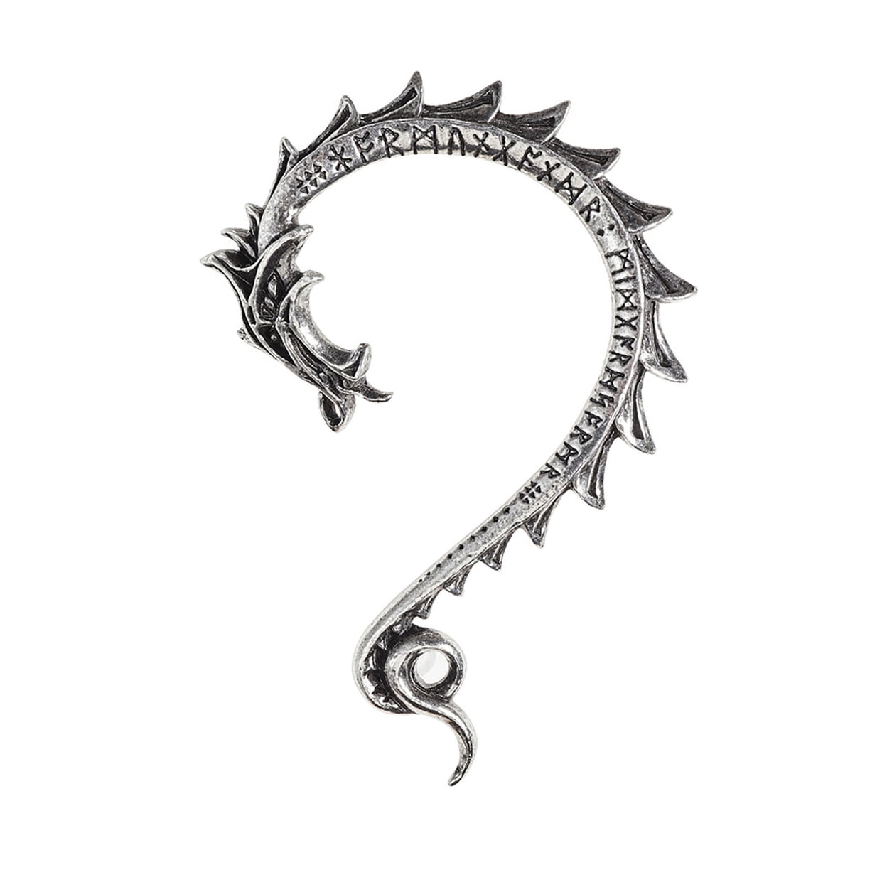 2.87 in. Jormungand Viking Dragon Left Earwrap