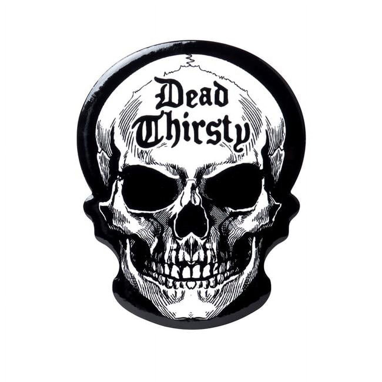 Picture of Alchemy Gothic CC15 4.72 in. Dead Thirsty Skull Coaster
