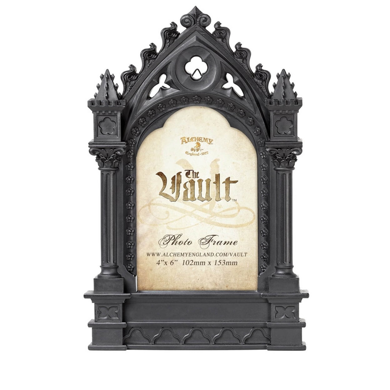 Picture of Alchemy Gothic V110 10.83 in. Cathedric Photo Frame&#44; Black