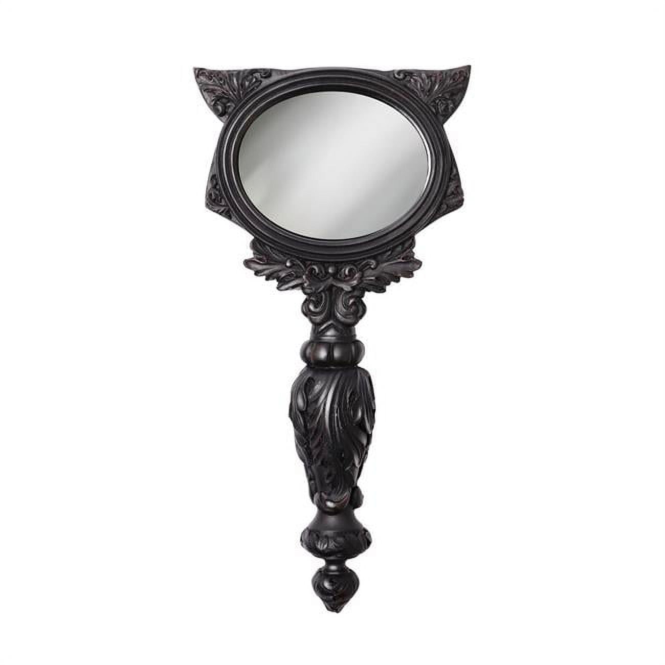 Picture of Alchemy Gothic V64B 8.66 in. Cat Hand Mirror, Black
