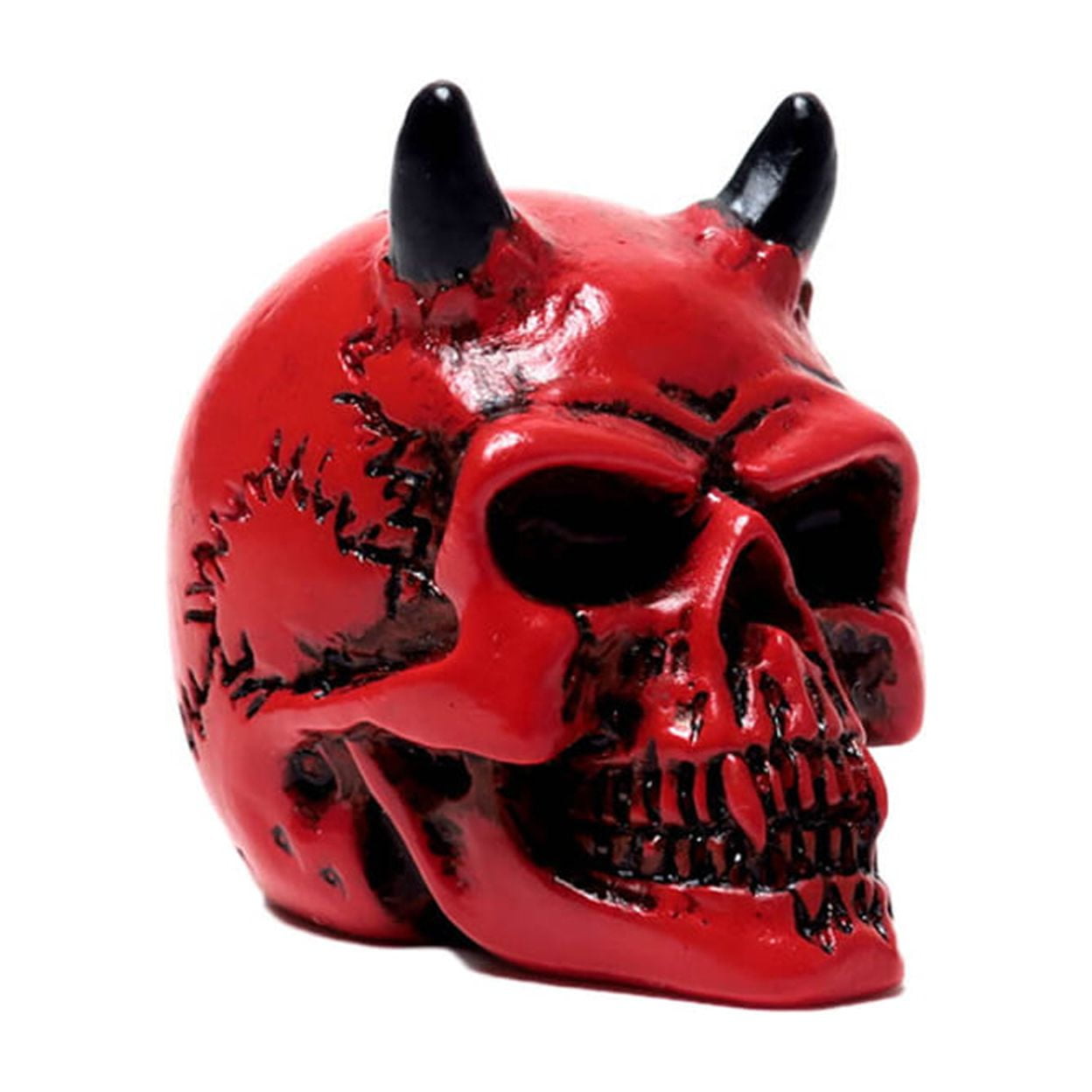 Picture of Alchemy Gothic VM5 1.38 in. Demon Skull Miniature, Red