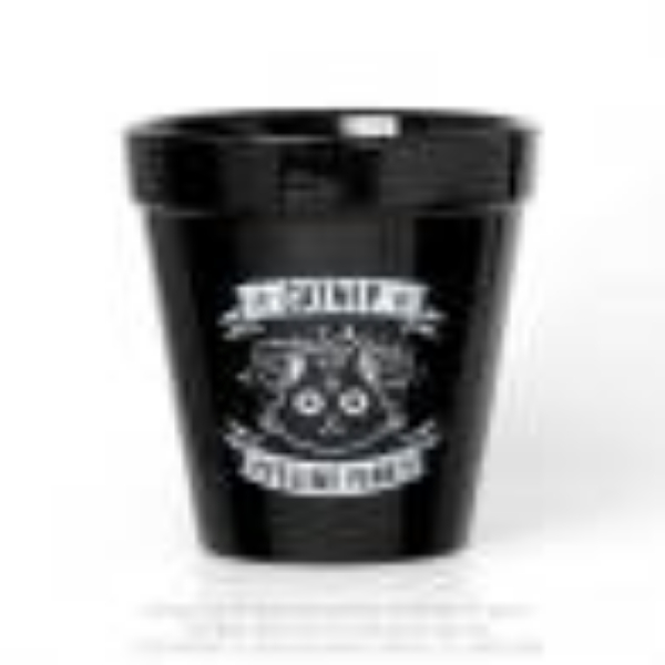 GPP3 Catnip Plant Pot, Black & White