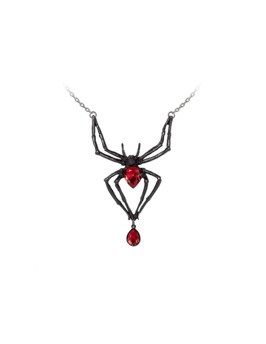 P432B Black Widow Necklace
