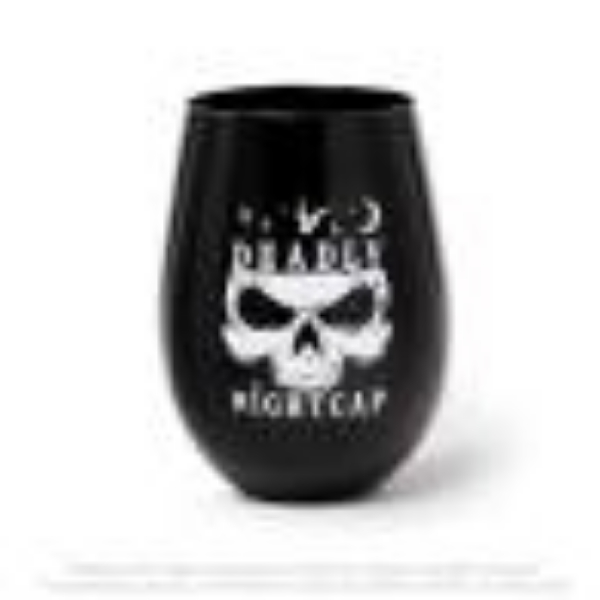 SG6 Deadly Nightcap Drinking Glass, Black