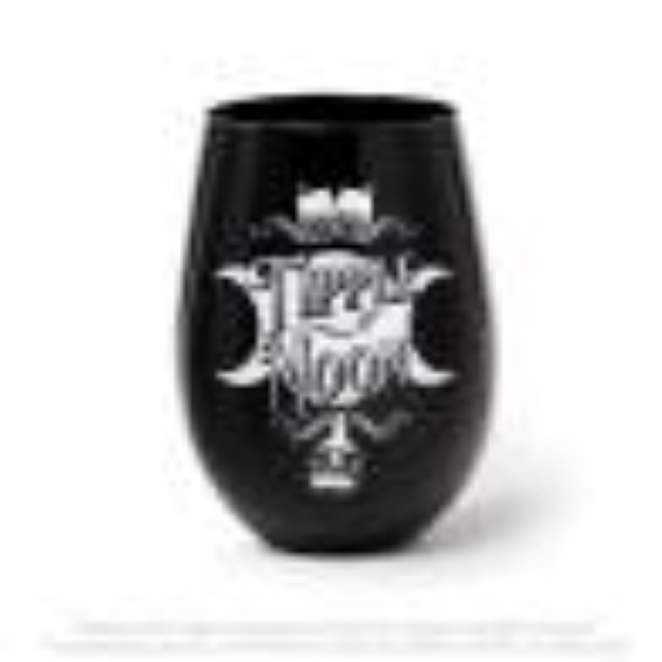 SG8 Tipple Moon Drinking Glass, Black