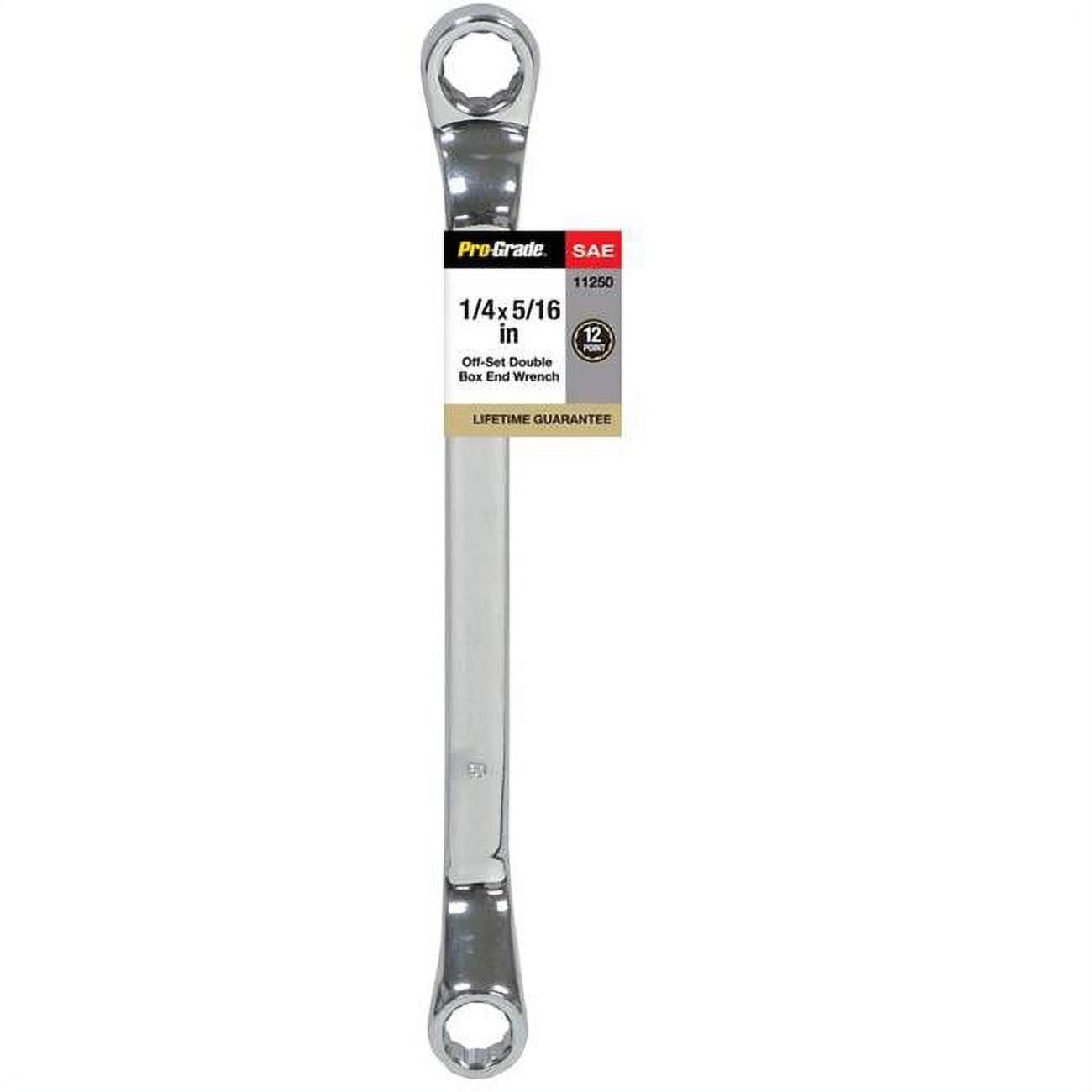 Picture of Pro-Grade 11250 0.25 x 0.31 in. Offset Double Box End Wrench