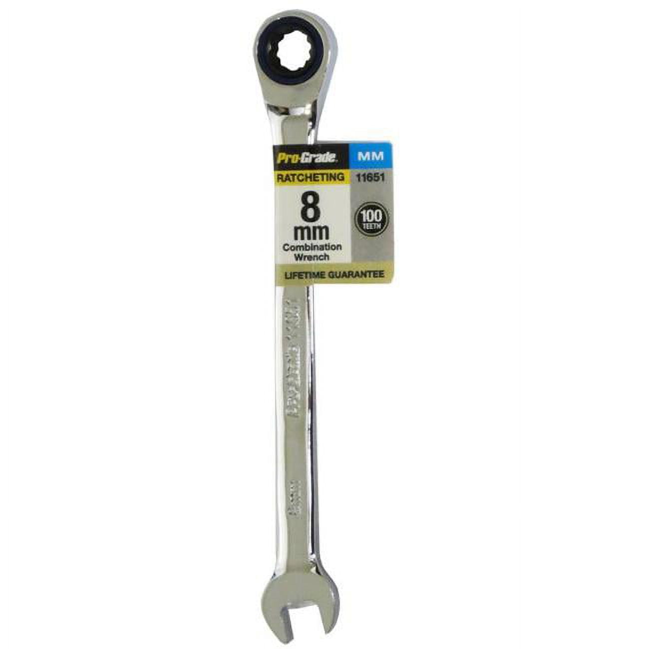 Picture of Pro-Grade 11651 8 mm Ratcheting Combo Wrench