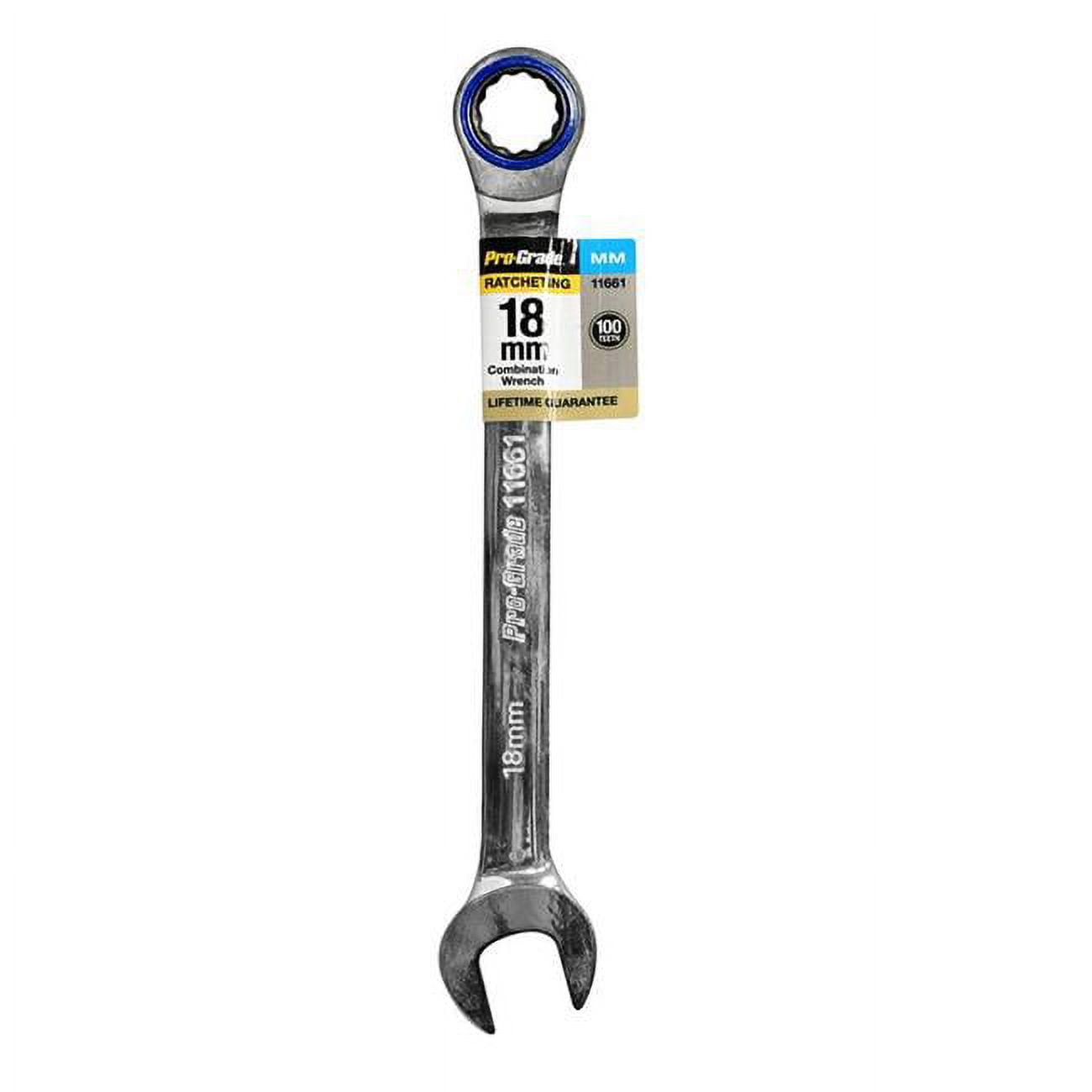 Picture of Pro-Grade 11661 18 mm Ratcheting Combo Wrench