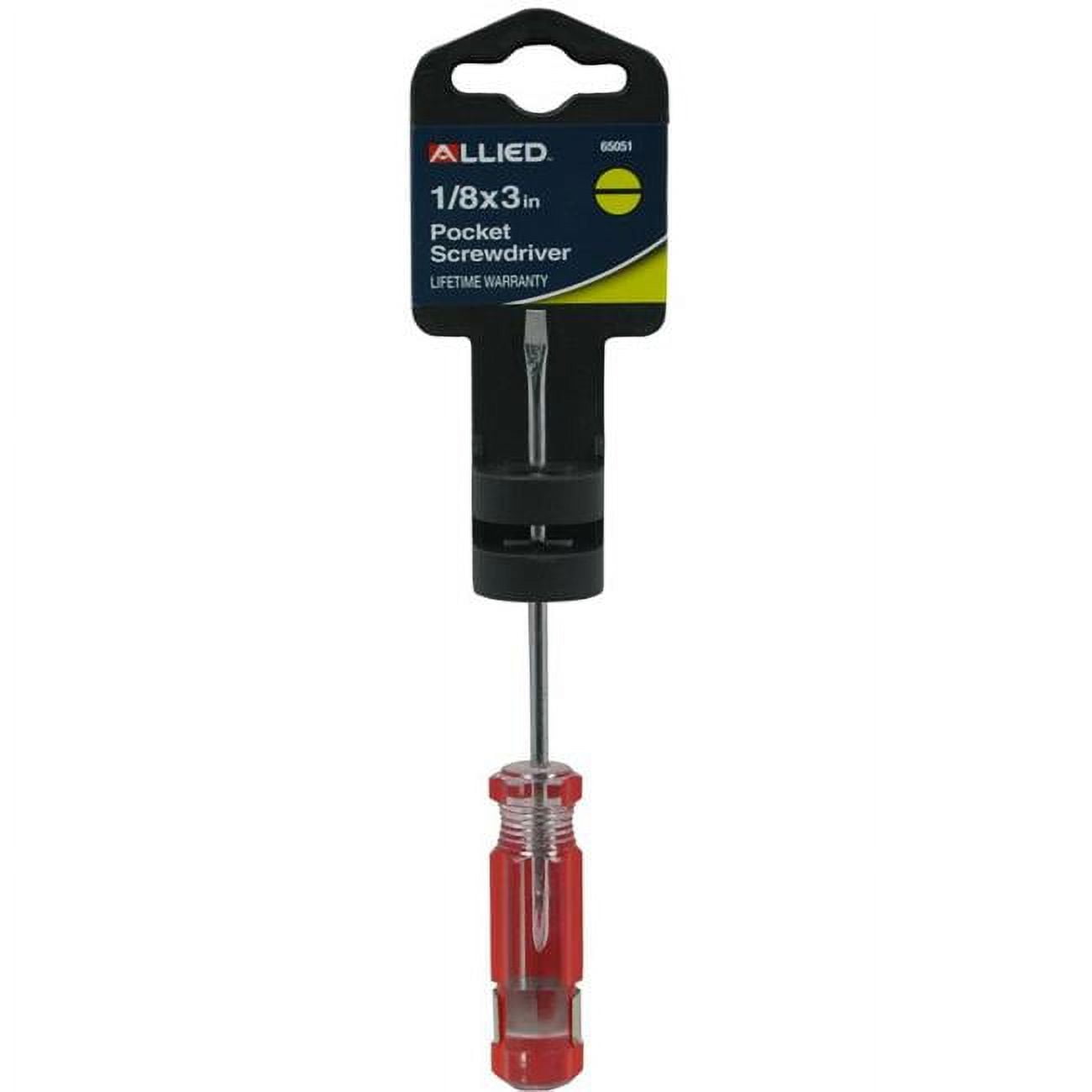 Picture of Allied 65051 0.12 x 3 in. Pocket Screwdriver with Clip