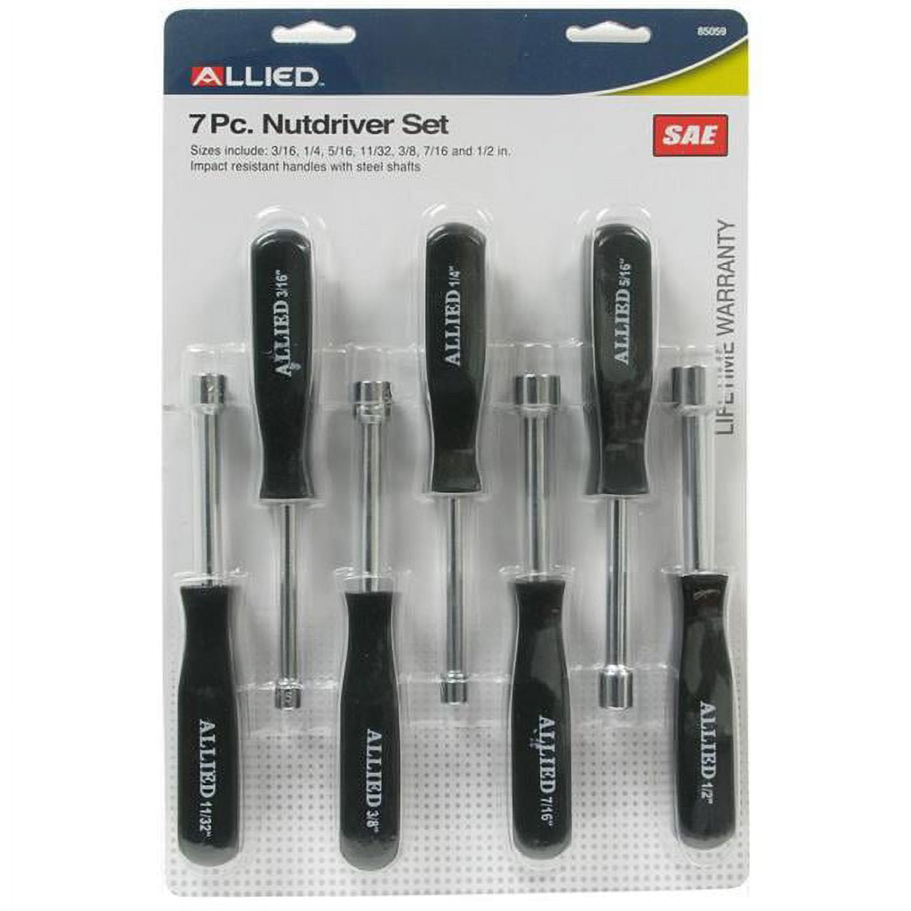 Picture of Allied 85059 SAE Nut Driver Set - 7 Piece