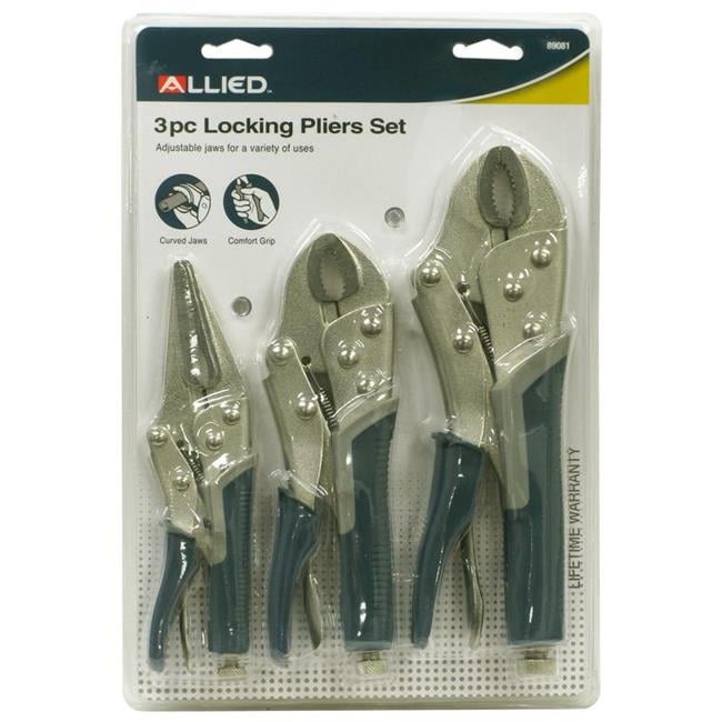 Picture of Allied 89081 Locking Pliers Set - 3 Piece