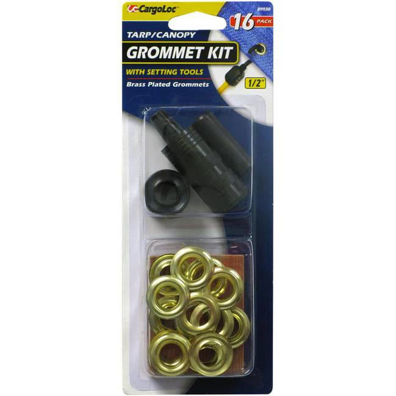 0.5 in. Grommet Kit with Tools & Steel - 16 Piece