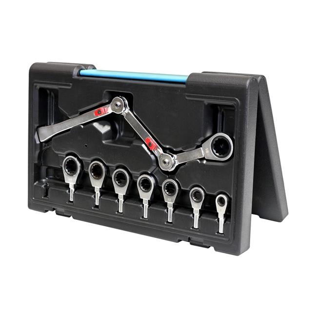 Metric Ratcheting Wrench Set - 9 Piece