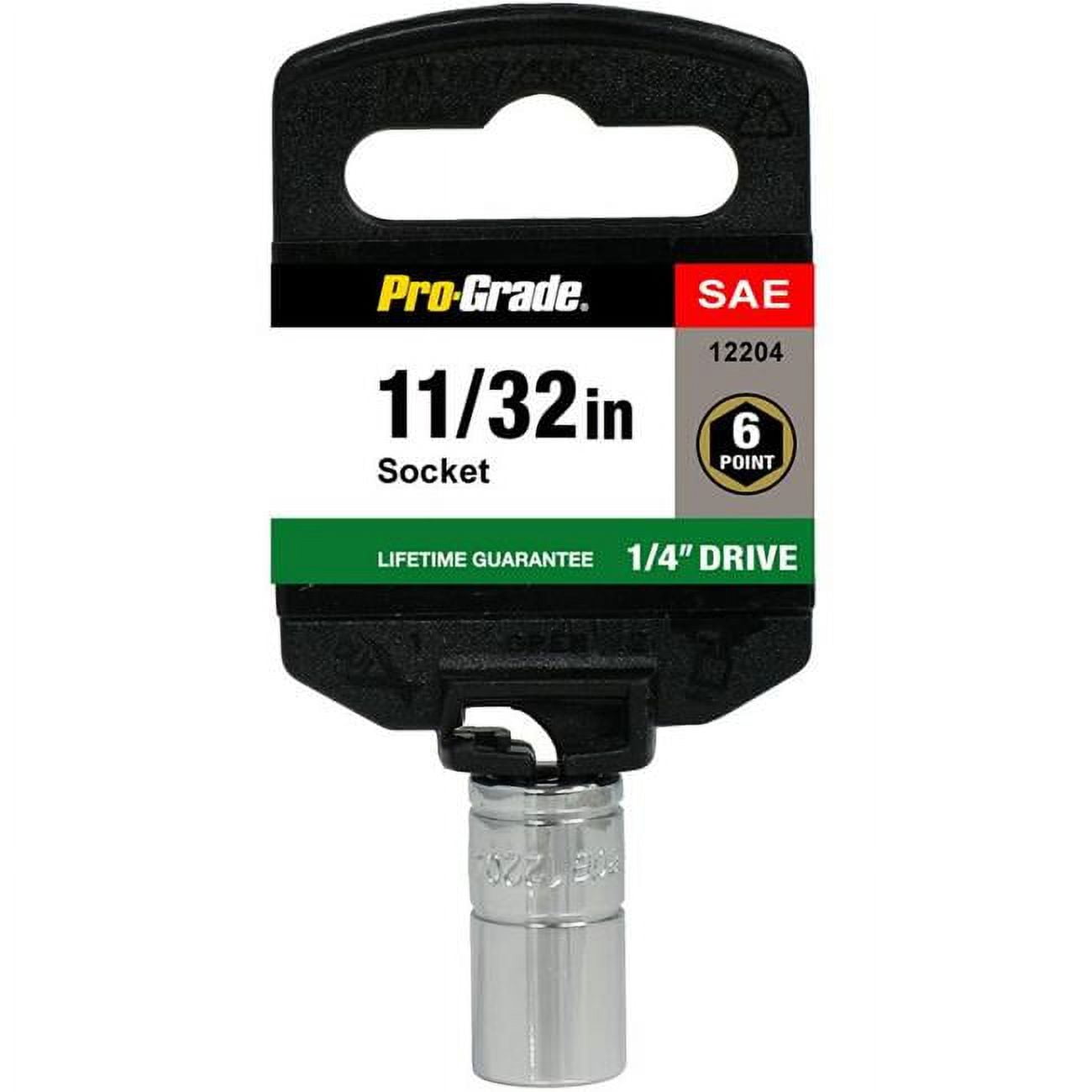 Picture of Pro-Grade 12204 0.25 Drive x 0.34 in. 6 Point Socket