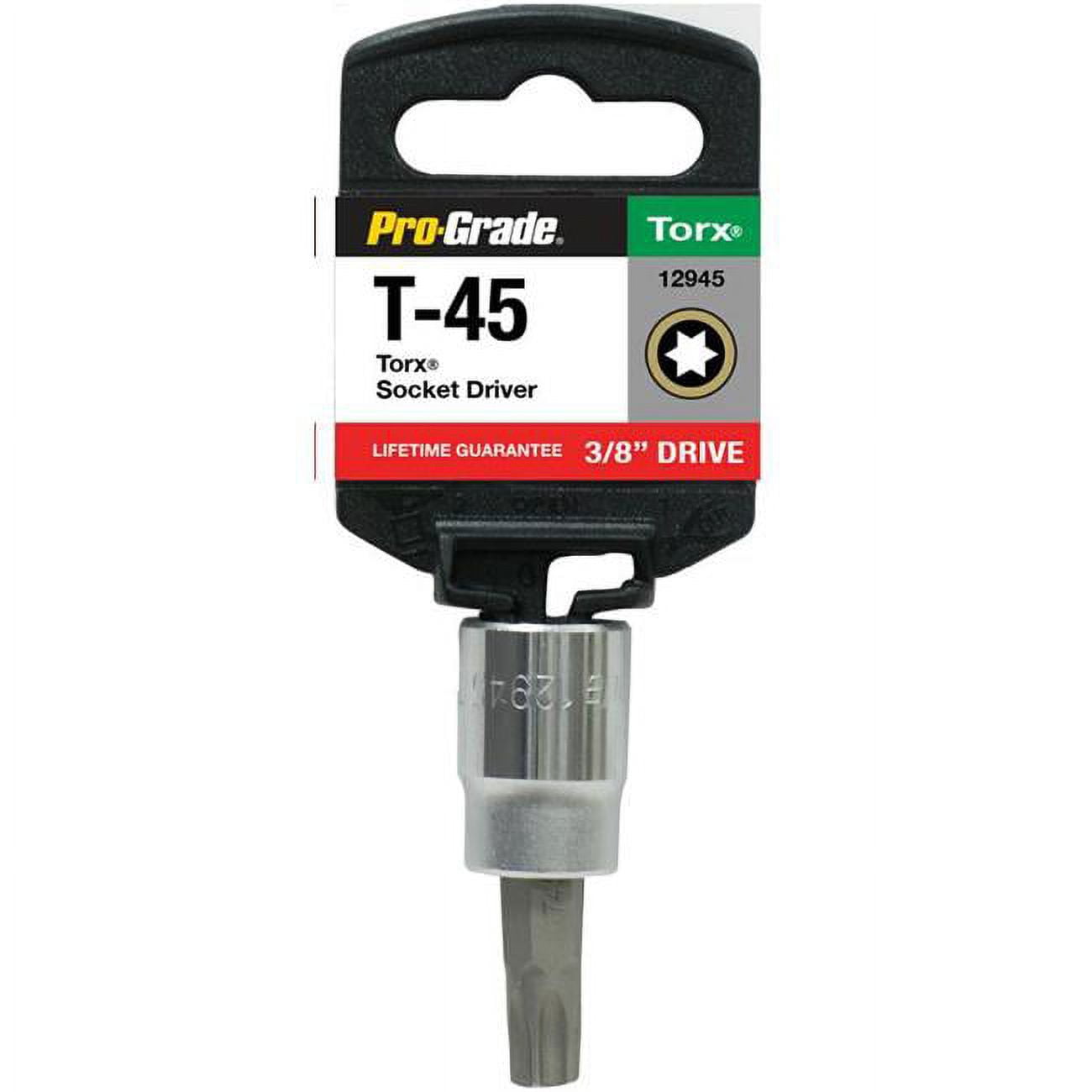 0.37 in. Drive x T45 Internal Torx Socket