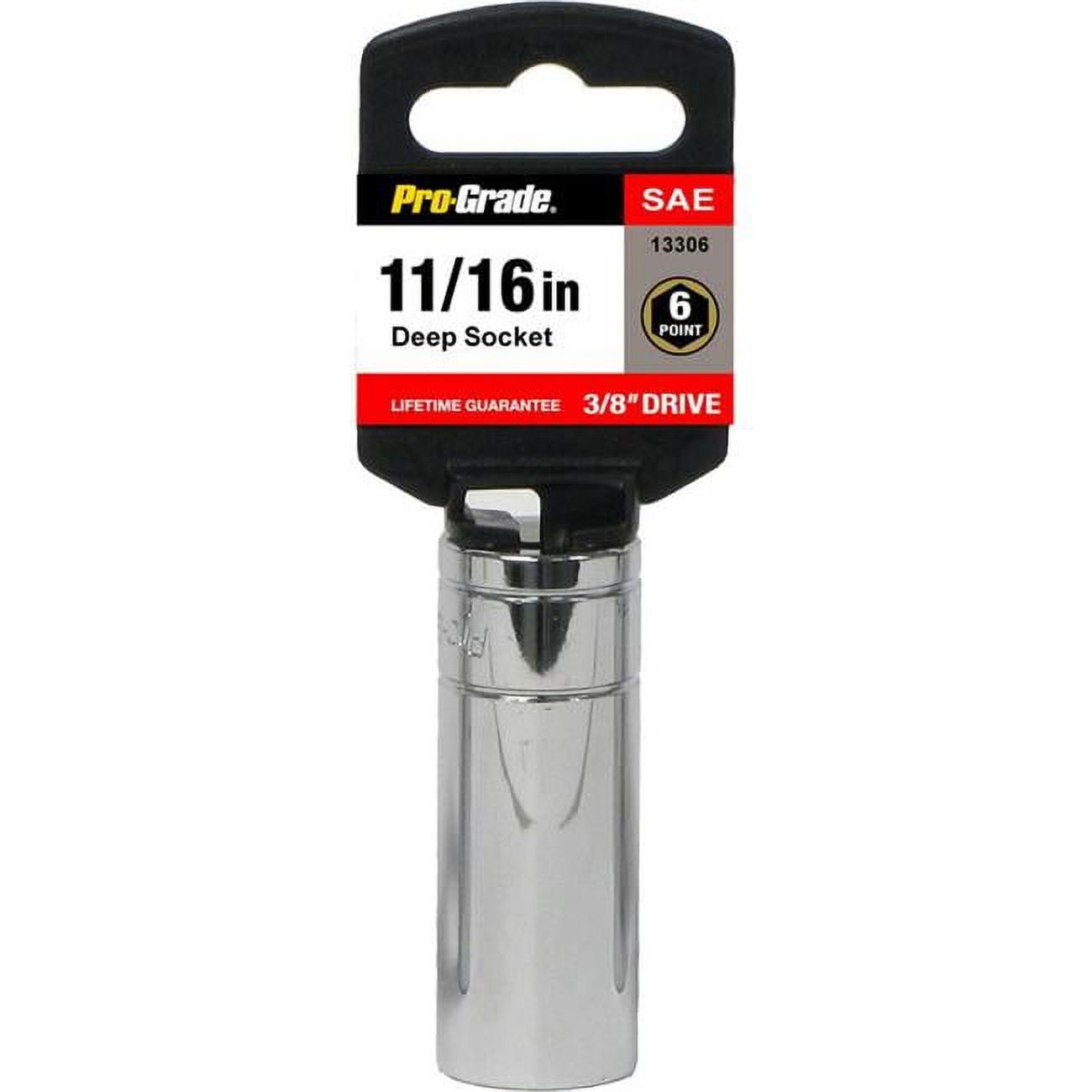 0.37 Drive x 0.06 in. 6 Point Deep Socket