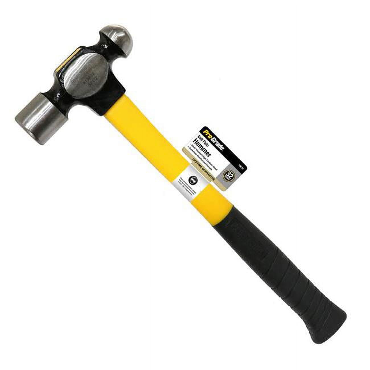 32 oz Ball Pein Hammer with Fiberglass Handle
