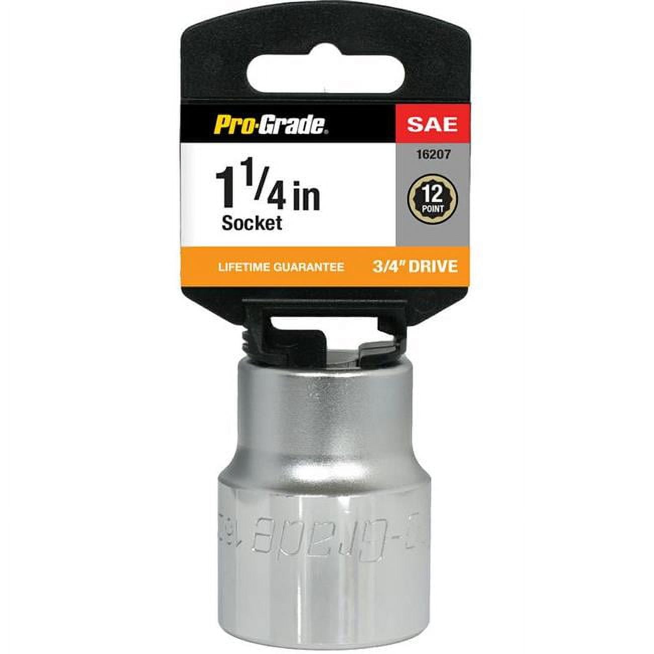 16207 0.75 Drive x 1.25 in. 12 Point Socket