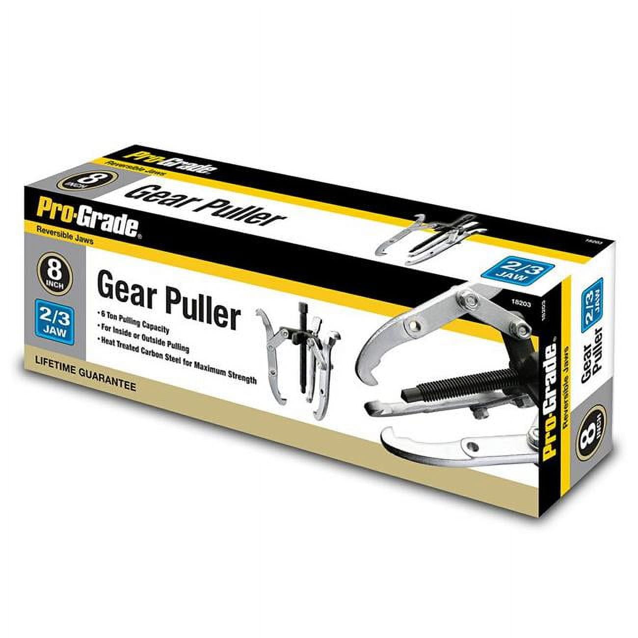 8 in. Adjustable 2 or 3 Jaw Gear Puller - 6 Ton