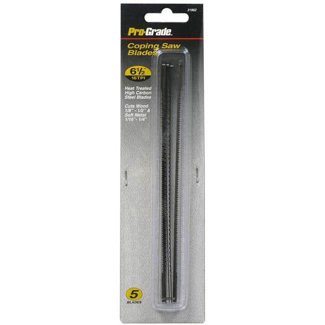 31962 Coping Saw Blades - 5 Piece