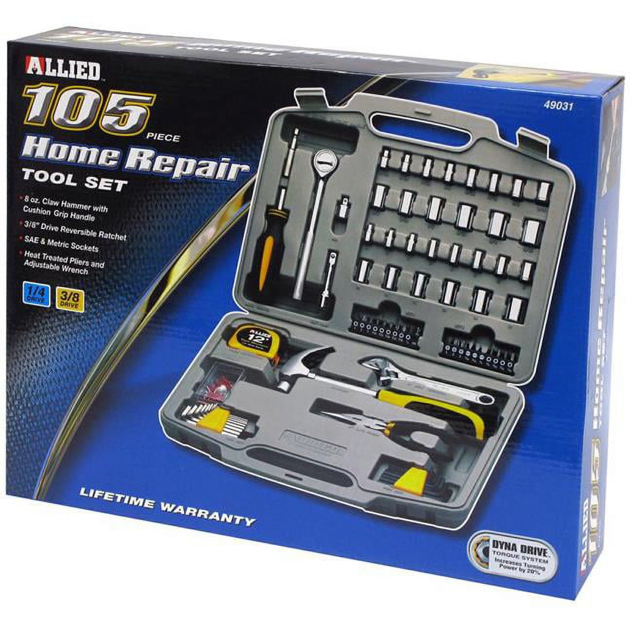 Picture of Allied 49031 Home Maintenance Tool Set - 105 Piece