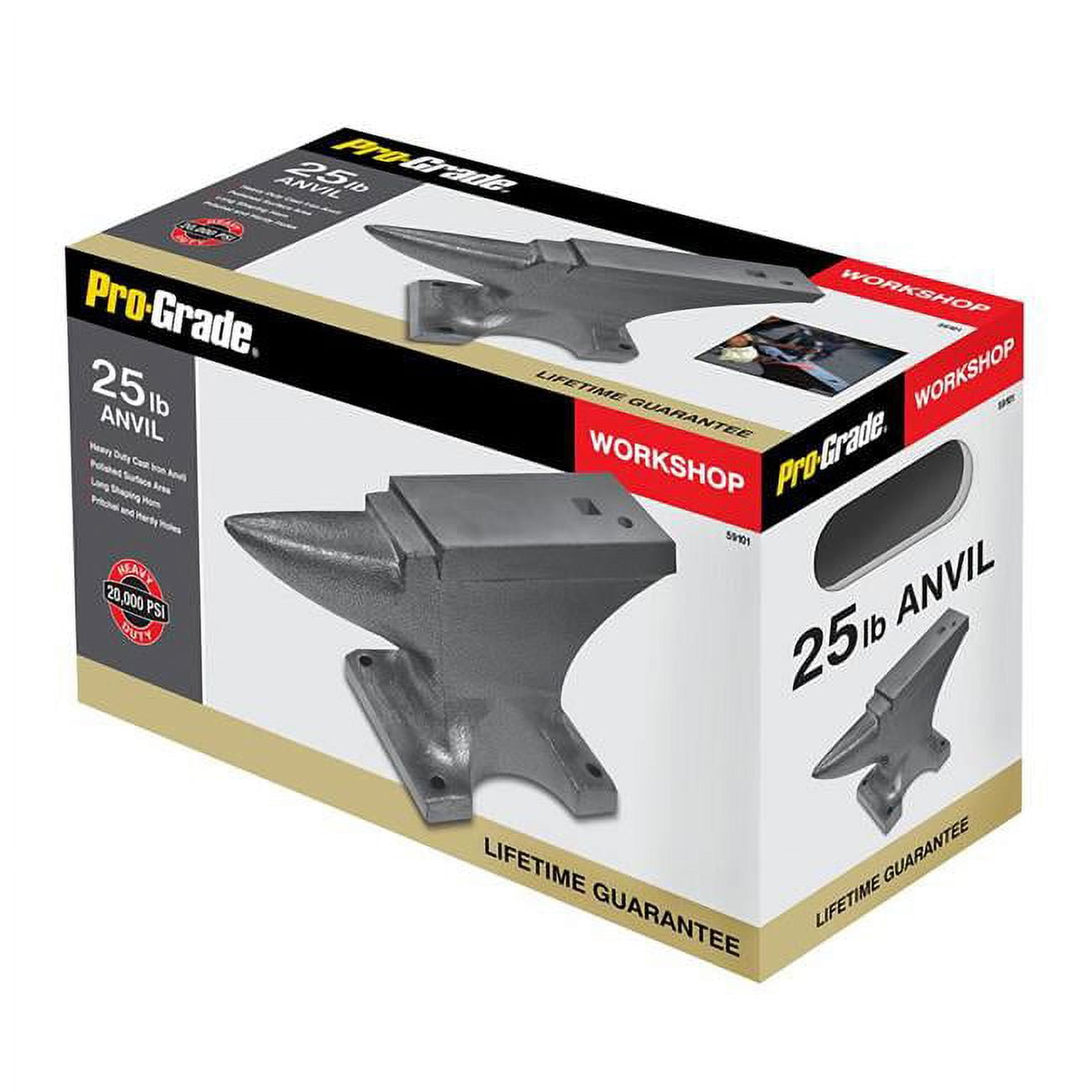 25 lbs Heavy-Duty Cast Iron Anvil
