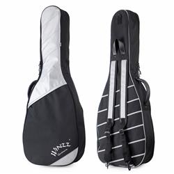 Picture of ADM BGF815-GREY 10 mm Acoustic Guitar Bag with Padding&#44; Black & Gray