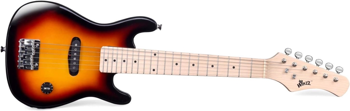 Picture of Winzz EGM100-SBG 30 in. Kids Electric Guitar&#44; Sunburst Glossy