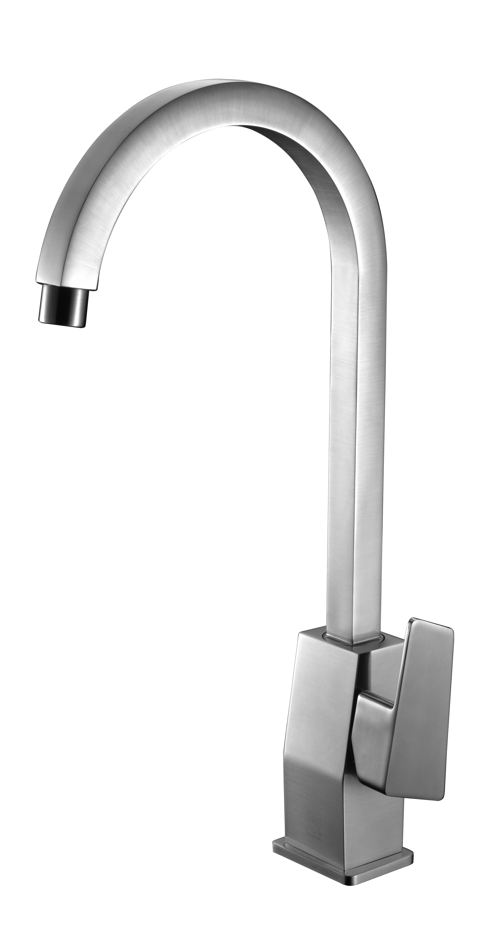 Picture of ALFI Brand AB3470-BN Brushed Nickel Gooseneck Single Hole Bathroom Faucet